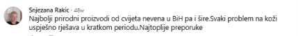 Recenzija - Snjezana, proizvodi od nevena