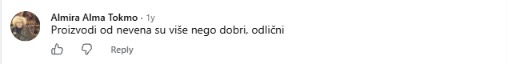 Recenzija - Almira, proizvodi od nevena