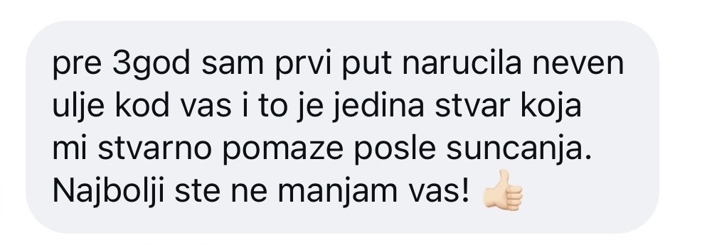 Recenzija - neven ulje posle suncanja