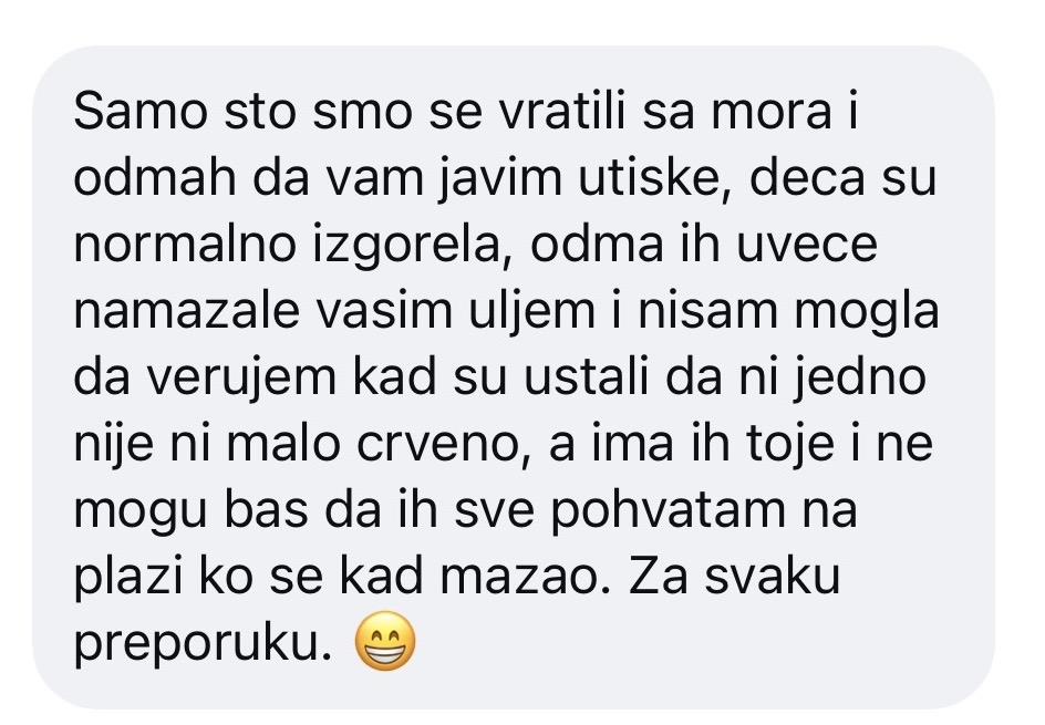 Recenzija - deca izgorela na moru